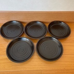 漆塗り　茶托　5個セット