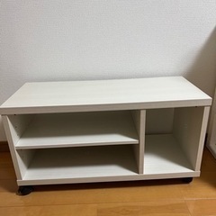 【受け渡し者決定】ニトリ　テレビ台　白