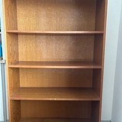本棚　茶色　92×31×152cm