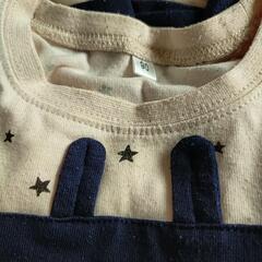 女の子サイズ90.95 ロングTシャツとパーカーの画像