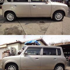 渋色 低走行 ラパン 2WD AT車 平成15年(2003y) 73,117㎞の画像