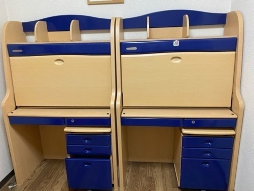 学習机　事務机　二台　引き取り限定 学習机 2台＜お取引中＞