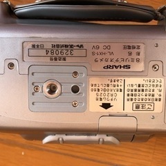 【受け渡し者決定】シャープ　8ミリビデオカメラ　ジャンクの画像