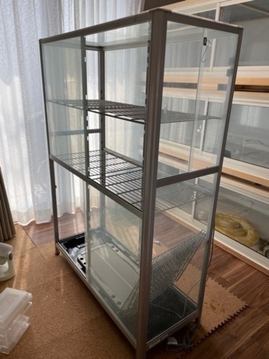 【価格交渉可】中古ガラス温室 ヒーター付き