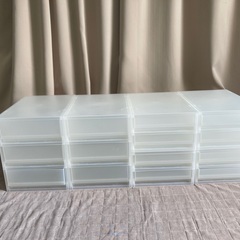 無印良品　ポリプロピレンケース引出式　６点