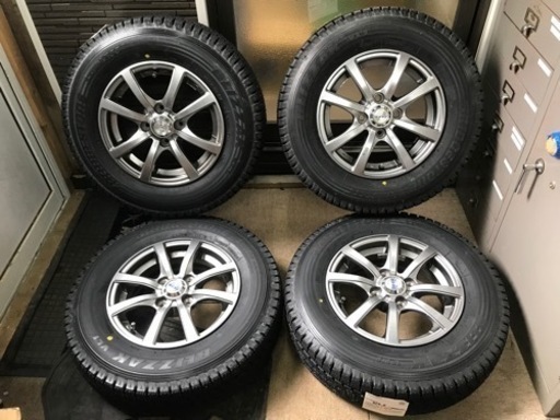 165R13 6PR 冬BS新品 アルミ中古
