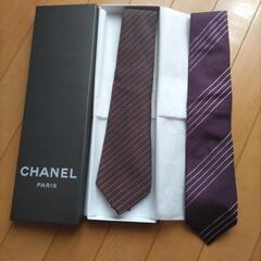 お値下げ相談可☆シャネル　CHANEL　ネクタイ　箱付き　おまけ付き