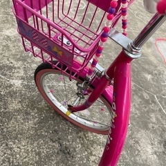 子ども用　自転車　ミニー　補助輪付きの画像