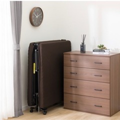 【半額】折り畳み　シングル　ベッドの画像