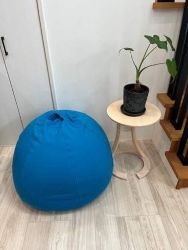 決まりました。ヨギボー yogibo ドロップ Drop 1人掛け ソファ ビーズクッション ブルー パーソナルチェア