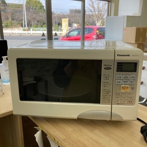 HJ374【中古】Panasonic 電子レンジ NE-TK153-W