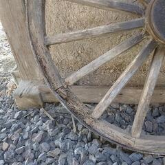 【⠀決定しました！】大八車の車輪   値下げしました‼️の画像