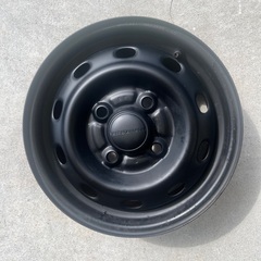 鉄チン　ホイール12㌅　軽バス　軽トラ　マットブラック