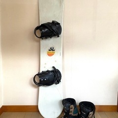スノーボード140cm シューズおまけ23-23.5cmの画像