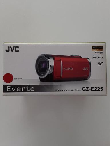 JVCKENWOOD JVC ビデオカメラ EVERIO GZ-E225 内蔵メモリー 8GB レッド GZ-E225-R　7,500円→値引き4,500円\n