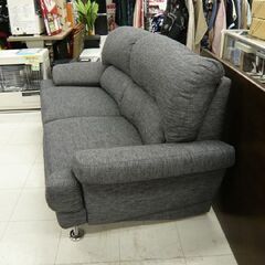 2人掛けソファー 2Pソファ ファブリック グレー系 幅183×奥行87×高