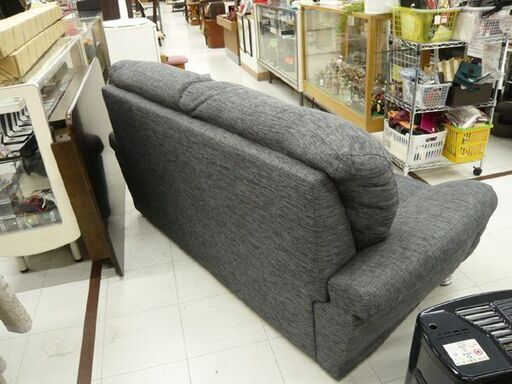 2人掛けソファー 2Pソファ ファブリック グレー系 幅183×奥行87×高さ87cm 布製 苫小牧西店