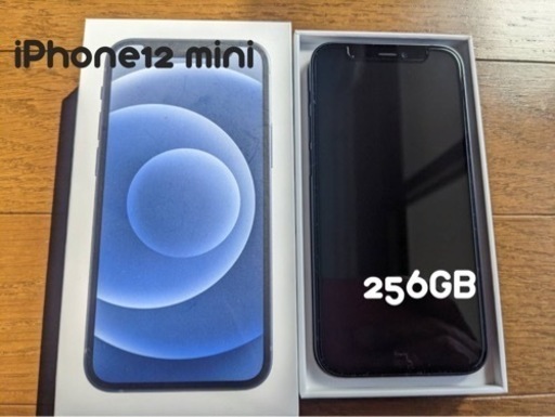 iPhone12mni 256GB ブラック 目立った傷無し