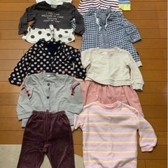 冬物 女の子　90サイズ　スカート　ワンピース　トレーナー　ズボ...