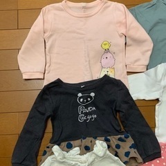 女の子　冬服　90サイズ　8点セットＢ　アンパンマン　すみっコぐらしあります。の画像