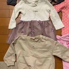 女の子　冬服　90サイズ　8点セットＢ　アンパンマン　すみっコぐらしあります。の画像
