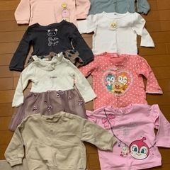 女の子　冬服　90サイズ　8点セットＢ　アンパンマン　すみっコぐ...