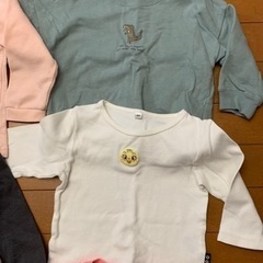 女の子　冬服　90サイズ　8点セットＢ　アンパンマン　すみっコぐらしあります。の画像