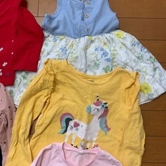 女の子　長袖　春夏秋物　8点セットＡ　主に90サイズの画像
