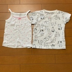 女の子　90サイズ　長袖　肌着　10点セットＡの画像