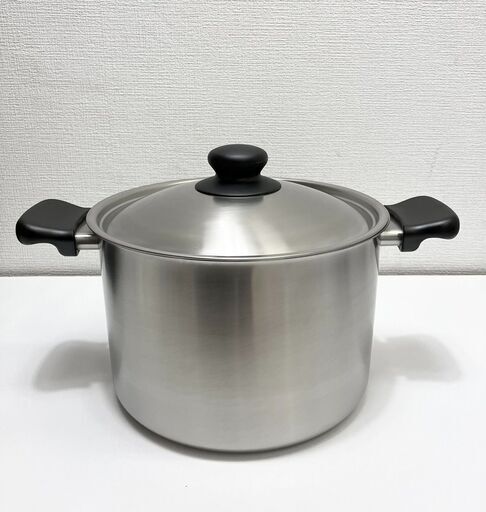【未使用品】柳宗理 ステンレス 両手鍋 22㎝　深型　SORI YANAGI