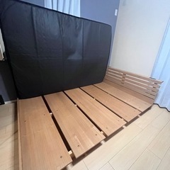 すのこベッド&マットレスの画像
