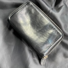 ブルガリ小銭入れ付きWラウンドファスナー２つ折り財布 コインケース コローレ 長財布 ブラック ダブルラウンドファスナー小銭入れの画像