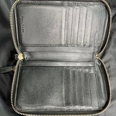 ブルガリ小銭入れ付きWラウンドファスナー２つ折り財布 コインケース コローレ 長財布 ブラック ダブルラウンドファスナー小銭入れの画像