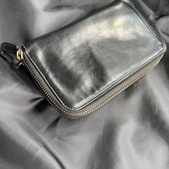 ブルガリ小銭入れ付きWラウンドファスナー２つ折り財布 コインケース コローレ 長財布 ブラック ダブルラウンドファスナー小銭入れの画像