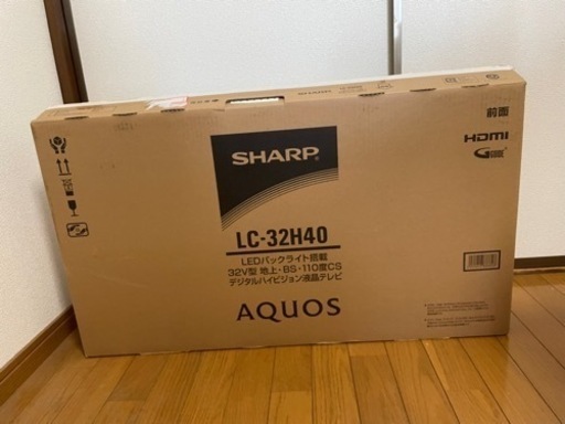 シャープ　32V型　2018年製　AQUOS LC-32H40