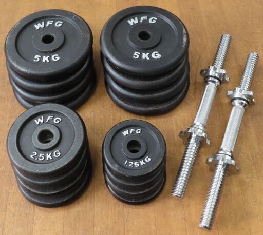 ♪WILD FIT/ワイルドフィット/WFG ダンベル 約59.8kg♪