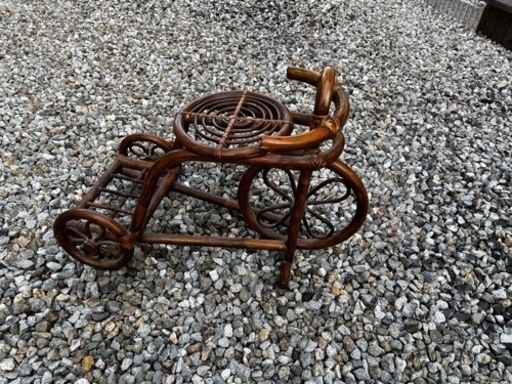 レトロ三輪車の置物