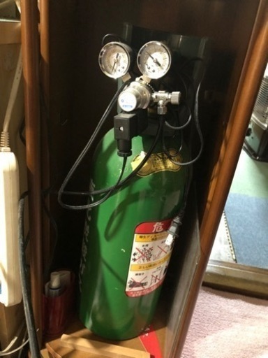 【空】co2ボンベ (ミドボン5kg)＋レギュレーター