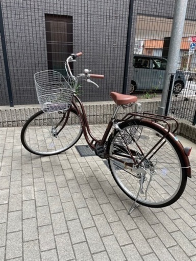 自転車　27インチ　茶色　※即購入無し