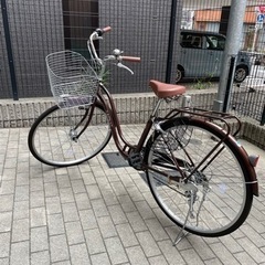 自転車　27インチ　茶色　※即購入無し