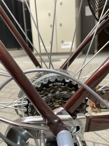 自転車　27インチ　茶色　※即購入無し