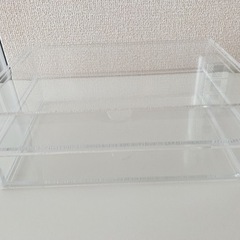 【譲り先決定】【無印良品】アクリルケース☆アクセサリーケースに☆