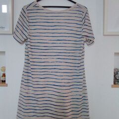 persodea　麻混　ＡラインTシャツLLサイズの画像