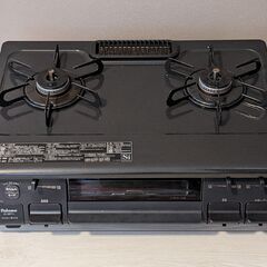 【中古】パロマ 2口ガステーブル 2口ガスコンロ 水無し片面焼グ...