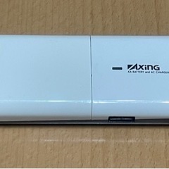 乾電池からもコンセントからも使用可 電池3本交換式＆ACチャージ...