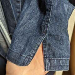 【取引相手確定】デニム　ロングジャケット　レディース　オーバーサイズ