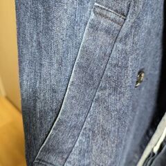 【取引相手確定】デニム　ロングジャケット　レディース　オーバーサイズの画像