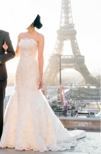 【美品】マーメイドタイプ　ウエディングドレス