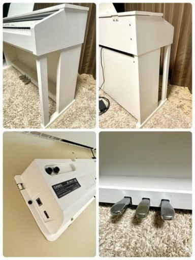 CASIO電子ピアノCELVIANO AP-450WE中古品・椅子付【札幌近郊配達可】