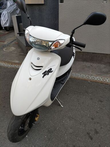 【白狼白牙】ヤマハ JOG-ZR(SA56J)4ST-FI車　2015年式!! 低走行